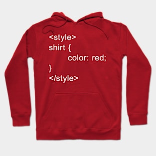 HTML Style - Red Hoodie